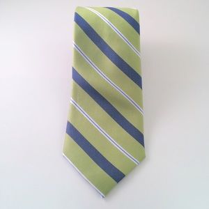 Tommy Hilfiger Lime and Navy Men's Tie